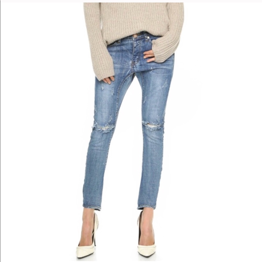 One tea spoon bandero boyfriend jeans